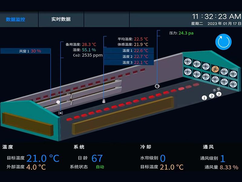 Microcomputer control cabinet